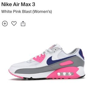 Nike Air Max 3 - White / Pink Blast